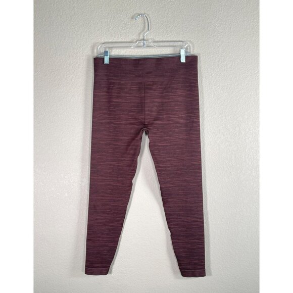 GYMSHARK Women's Adapt Marl Seamless Crop Leggings Brown - Picture 5 of 7